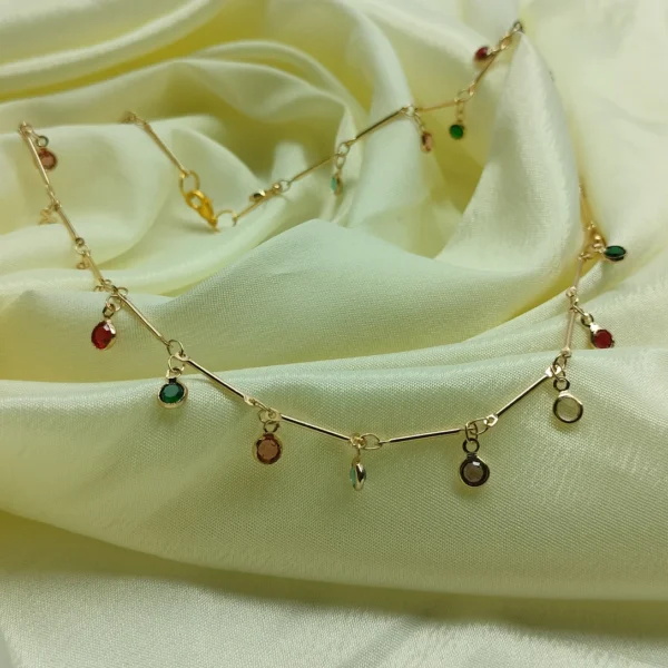 Colorful Stone Necklace - Image 2