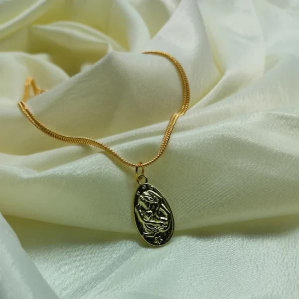 Lovely Plated Chimes Necklace - Image 2