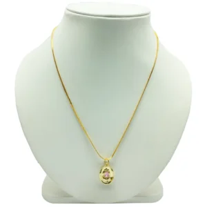 Pink Stone Flower Necklace
